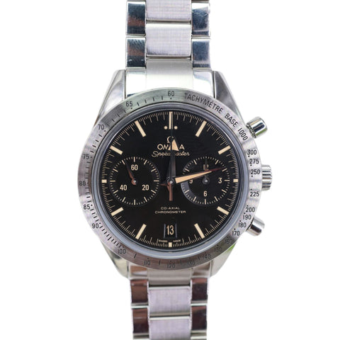 Omega Speedmaster '57 Cal.9300 Co-Axial Chronometer SS Watch Black Dial 41.5MM