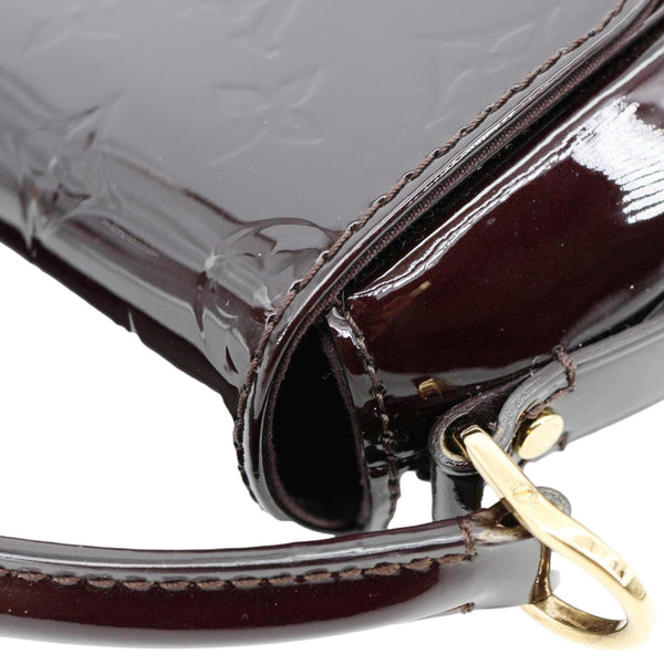 LOUIS VUITTON Pasadena Monogram Vernis Leather Shoulder Bag Amarante