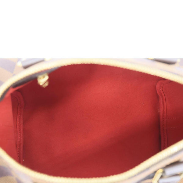 LOUIS VUITTON Speedy 25 Damier Ebene Satchel Shoulder Bag Brown