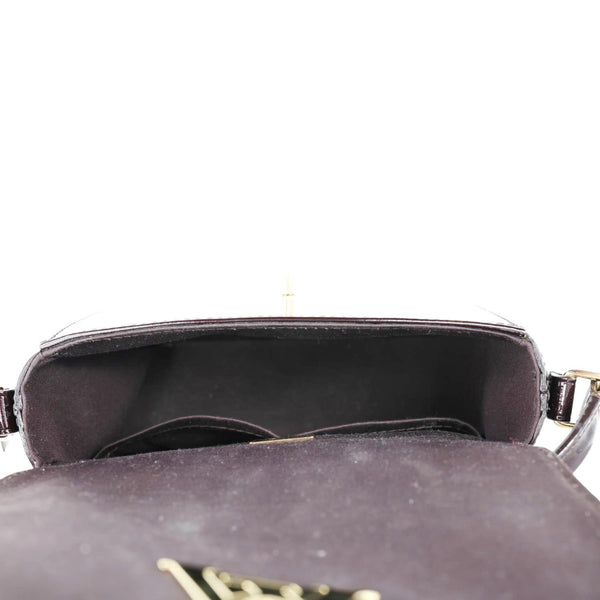 LOUIS VUITTON Pasadena Monogram Vernis Leather Shoulder Bag Amarante