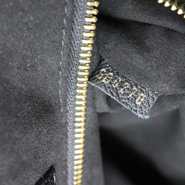 LOUIS VUITTON Georges MM Empreinte Monogram Leather Shoulder Bag Black