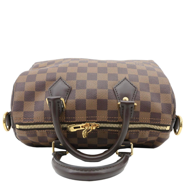 LOUIS VUITTON Speedy 25 Damier Ebene Satchel Shoulder Bag Brown