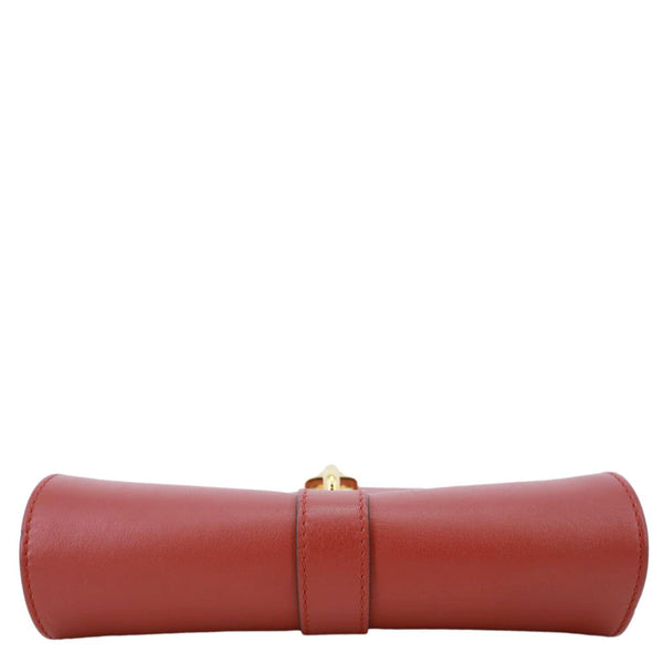 LOUIS VUITTON Rendez Vous Terracotta Smooth Leather Shoulder Bag Red