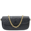 LOUIS VUITTON Ivy Empreinte Leather Wallet On Chain Shoulder Bag Black