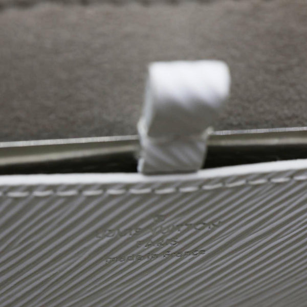 LOUIS VUITTON Twist PM Epi Leather Chain Shoulder Bag White