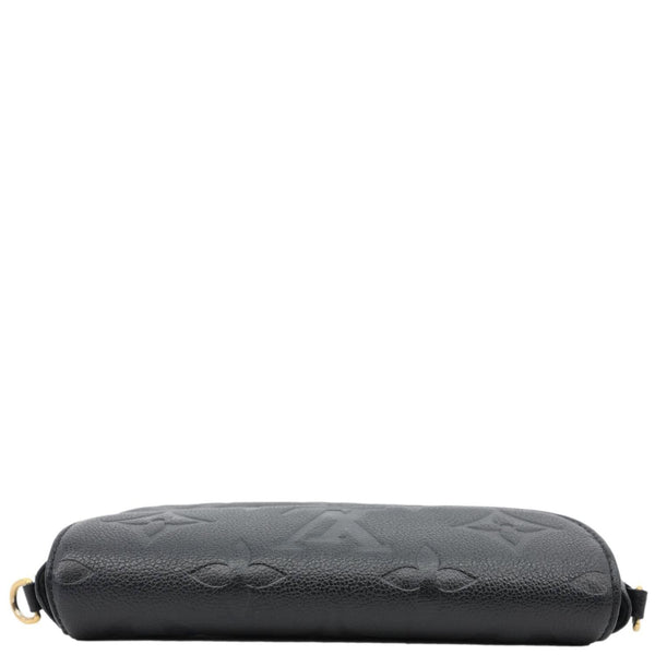 LOUIS VUITTON Ivy Empreinte Leather Wallet On Chain Shoulder Bag Black
