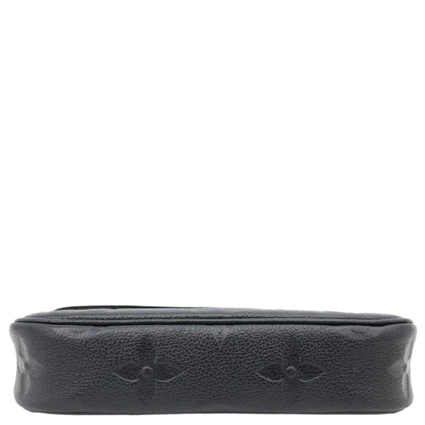 LOUIS VUITTON Ivy Empreinte Leather Wallet On Chain Shoulder Bag Black