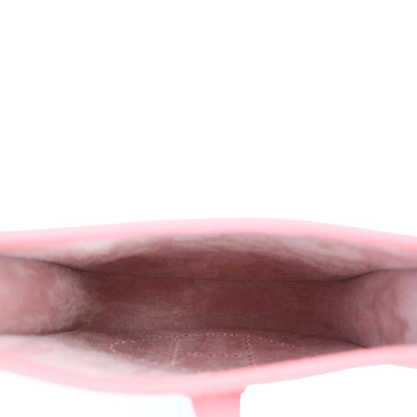 HERMES Evelyne TPM 16 Amazone Clemence Leather Crossbody Bag Pink