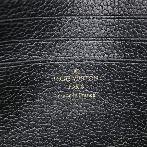 LOUIS VUITTON Ivy Empreinte Leather Wallet On Chain Shoulder Bag Black