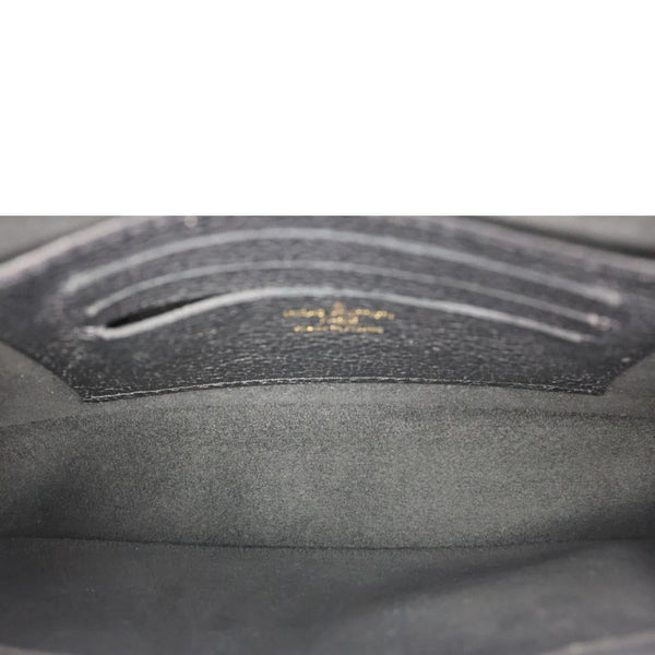 LOUIS VUITTON Ivy Empreinte Leather Wallet On Chain Shoulder Bag Black