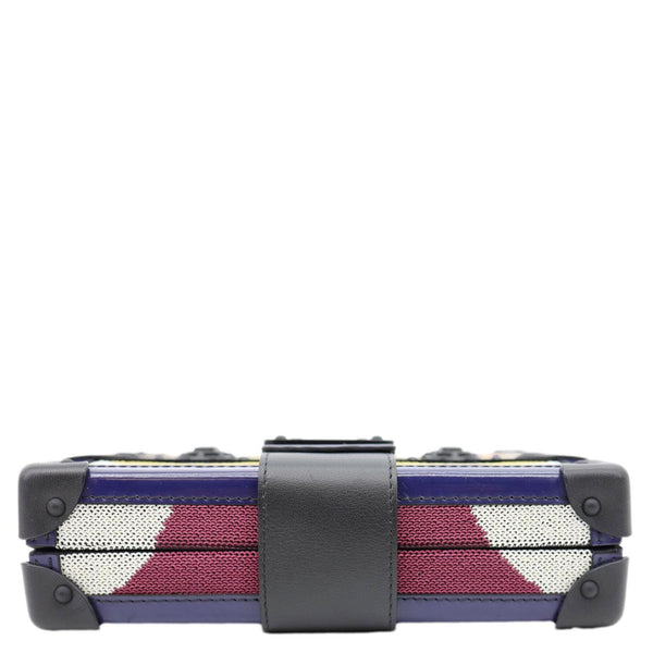 LOUIS VUITTON Petite Malle Sequins Shoulder Bag Multicolor