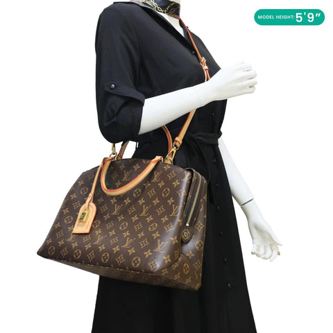 LOUIS VUITTON Grand Palais MM Monogram Canvas Shoulder Bag Brown
