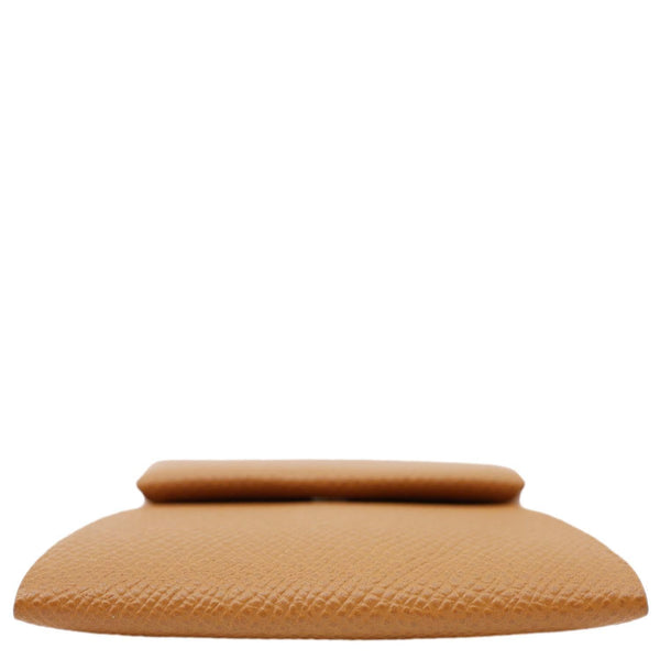 HERMES Bastia Epsom Leather Coin Purse Brown