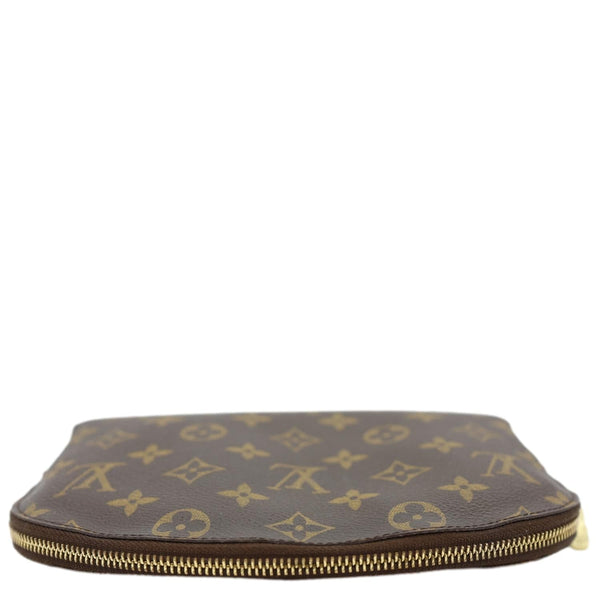 LOUIS VUITTON PM Monogram Canvas Cosmetic Pouch Brown