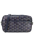 GOYARD Sac Cap Vert Coated Canvas Crossbody Bag Navy Blue