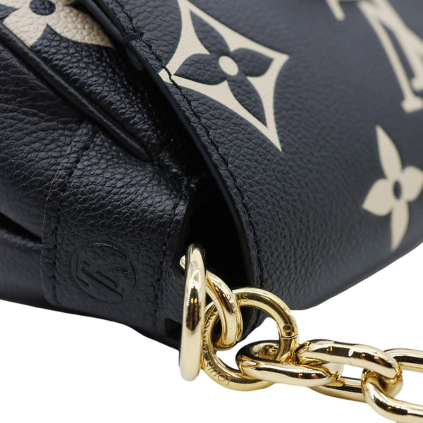LOUIS VUITTON Favorite Monogram Empreinte Shoulder Bag Bicolor