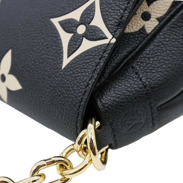 LOUIS VUITTON Favorite Monogram Empreinte Shoulder Bag Bicolor