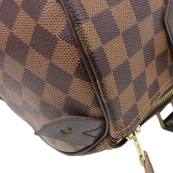 LOUIS VUITTON Speedy 30 Damier Ebene Satchel Bag Brown