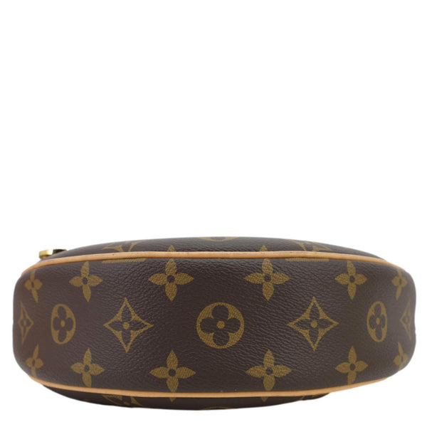 LOUIS VUITTON Loop Monogram Canvas Hobo Bag Brown