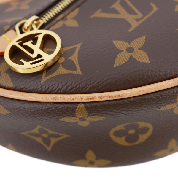 LOUIS VUITTON Loop Monogram Canvas Hobo Bag Brown