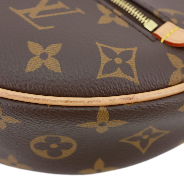 LOUIS VUITTON Loop Monogram Canvas Hobo Bag Brown