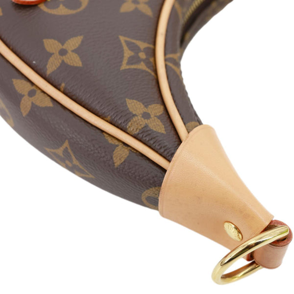 LOUIS VUITTON Loop Monogram Canvas Hobo Bag Brown