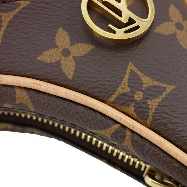 LOUIS VUITTON Loop Monogram Canvas Hobo Bag Brown