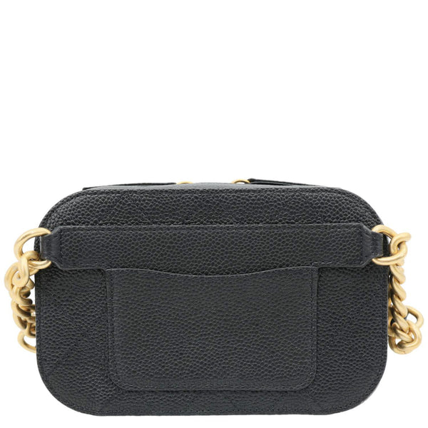 CHANEL Chic Affinity Stitched Caviar Leather Waist Bag Black