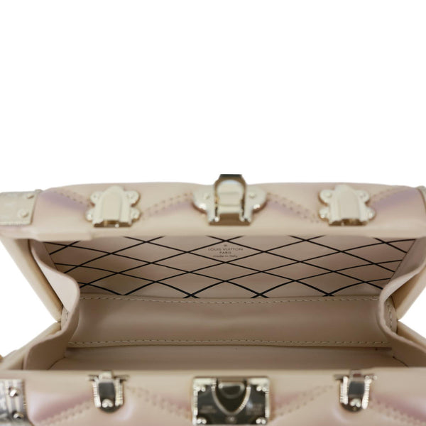 LOUIS VUITTON GO-14 Malletage Minaudiere Quilted Lambskin Leather Crossbody Bag Gold