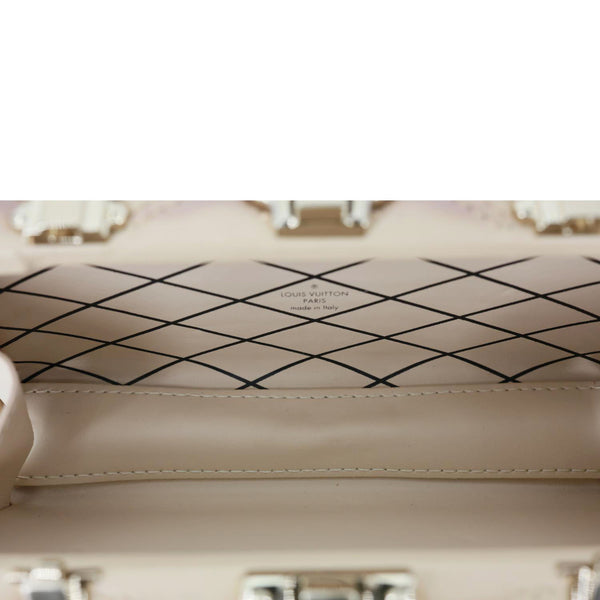 LOUIS VUITTON GO-14 Malletage Minaudiere Quilted Lambskin Leather Crossbody Bag Gold