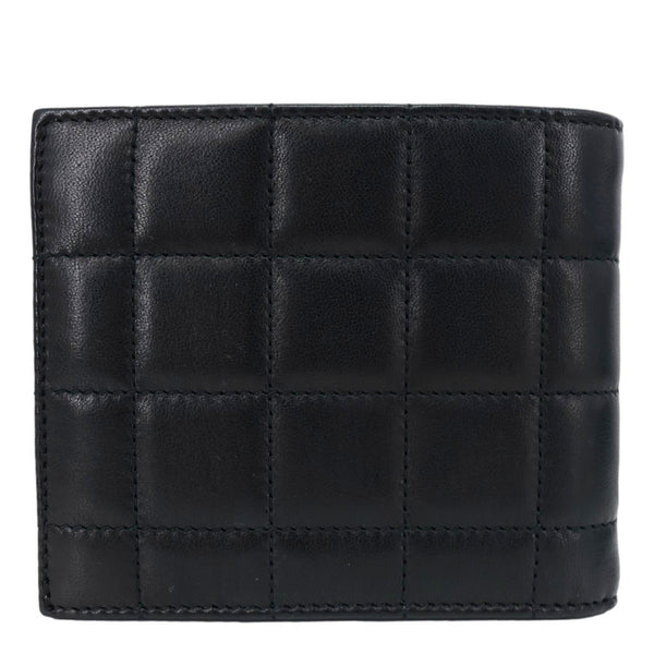 YVES SAINT LAURENT Leather Men's Bifold Wallet Black