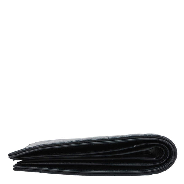 YVES SAINT LAURENT Leather Men's Bifold Wallet Black