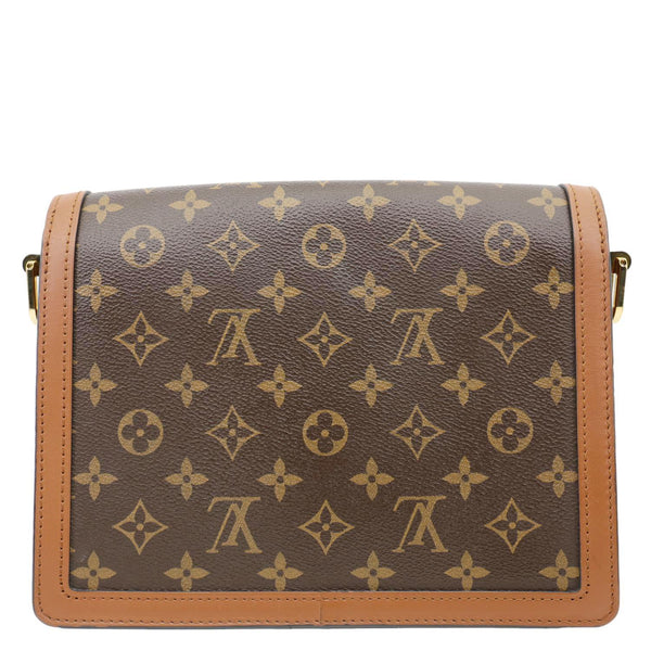 LOUIS VUITTON Dauphine MM Monogram Reverse Canvas Shoulder Bag Brown