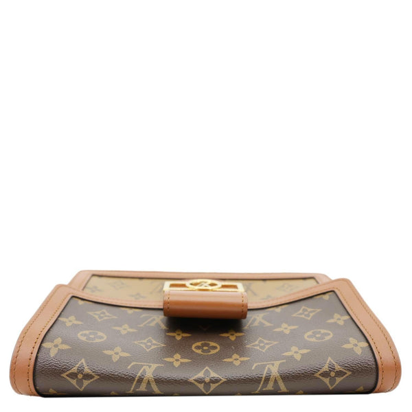LOUIS VUITTON Dauphine MM Monogram Reverse Canvas Shoulder Bag Brown