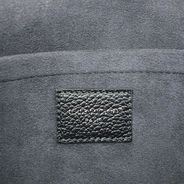 LOUIS VUITTON Felicie Pochette Empreinte Leather Crossbody Bag Shimmery Ink