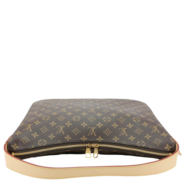 LOUIS VUITTON Slouchy MM Monogram Canvas Hobo Bag Brown