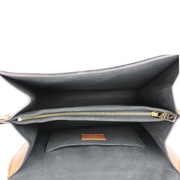 LOUIS VUITTON Dauphine MM Monogram Reverse Canvas Shoulder Bag Brown