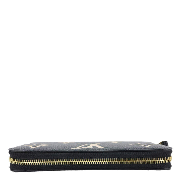 LOUIS VUITTON Monogram Empreinte Leather Zippy Wallet Bicolor
