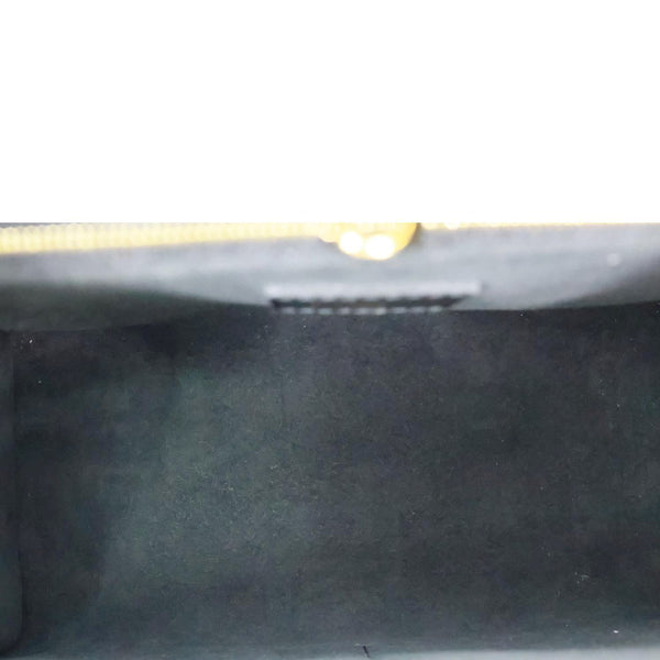 LOUIS VUITTON Onthego PM Giant Monogram Empreinte Leather Shoulder Bag Black