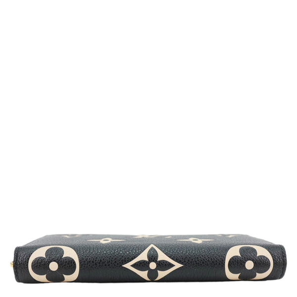 LOUIS VUITTON Monogram Empreinte Leather Zippy Wallet Bicolor