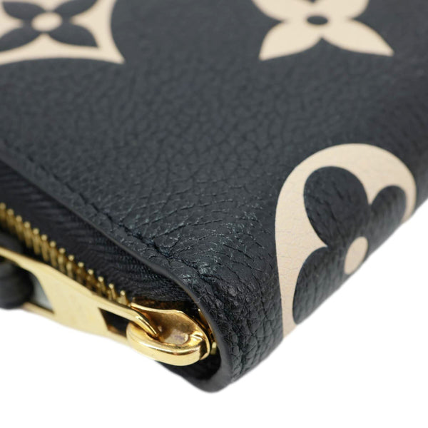 LOUIS VUITTON Monogram Empreinte Leather Zippy Wallet Bicolor
