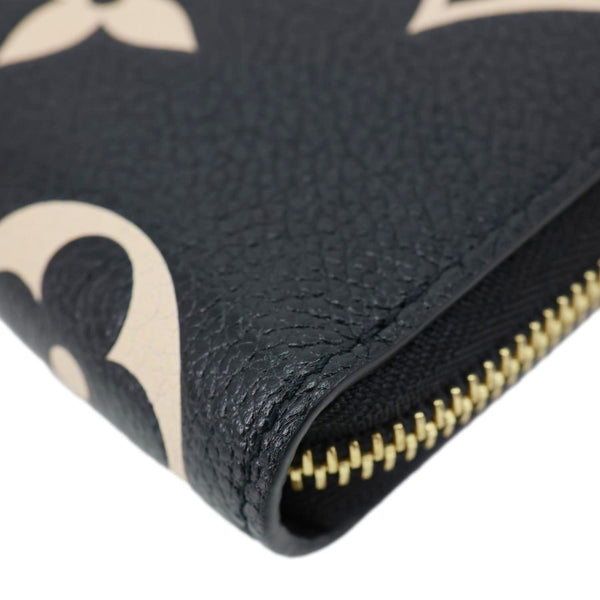 LOUIS VUITTON Monogram Empreinte Leather Zippy Wallet Bicolor