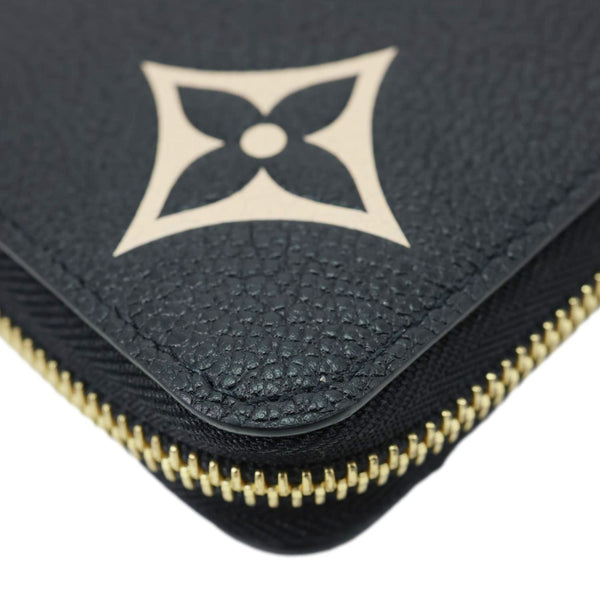 LOUIS VUITTON Monogram Empreinte Leather Zippy Wallet Bicolor