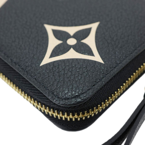 LOUIS VUITTON Monogram Empreinte Leather Zippy Wallet Bicolor