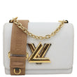 LOUIS VUITTON Twist PM Epi Leather Chain Shoulder Bag White