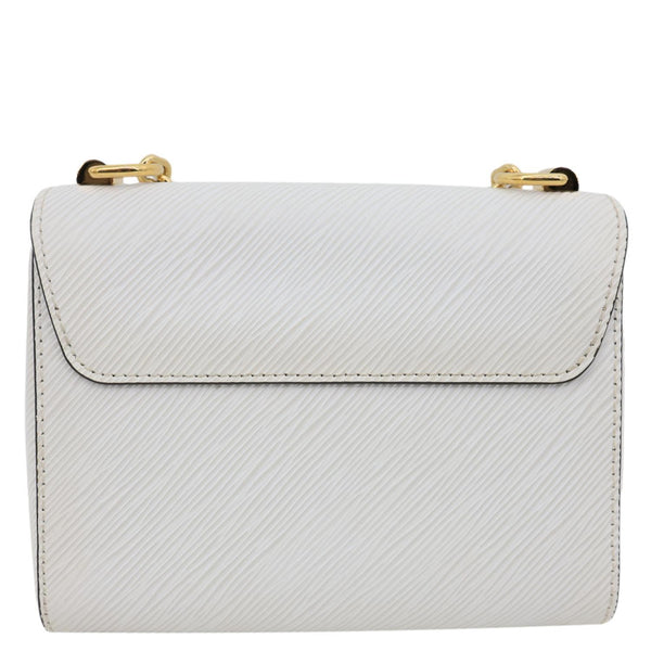 LOUIS VUITTON Twist PM Epi Leather Chain Shoulder Bag White