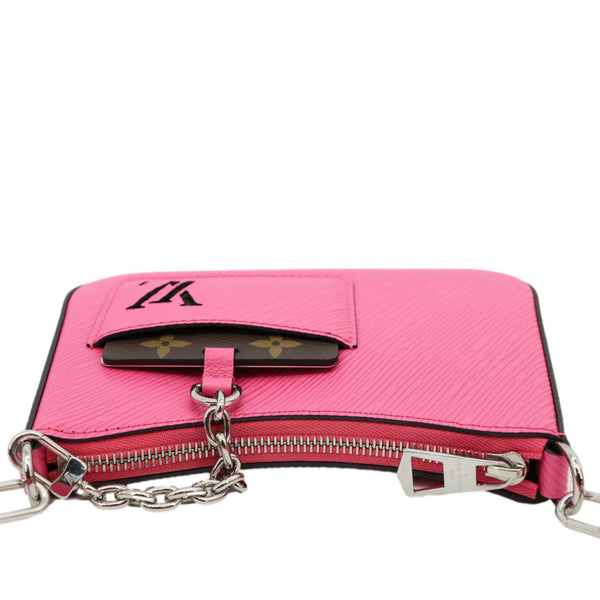 LOUIS VUITTON Marelle Epi Leather Shoulder Bag Pink
