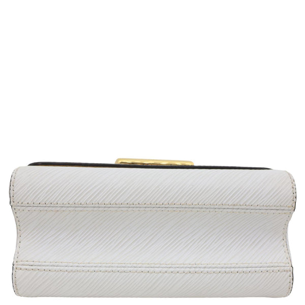 LOUIS VUITTON Twist PM Epi Leather Chain Shoulder Bag White