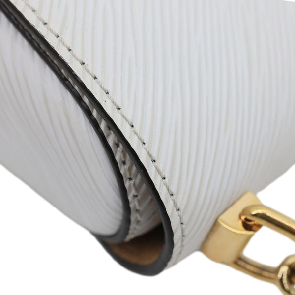 LOUIS VUITTON Twist PM Epi Leather Chain Shoulder Bag White