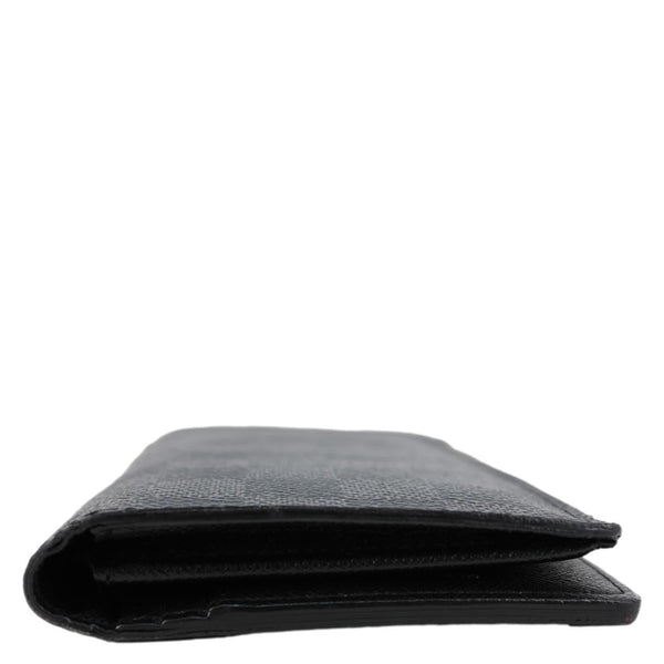 LOUIS VUITTON Brazza Damier Graphite Bifold Wallet Black